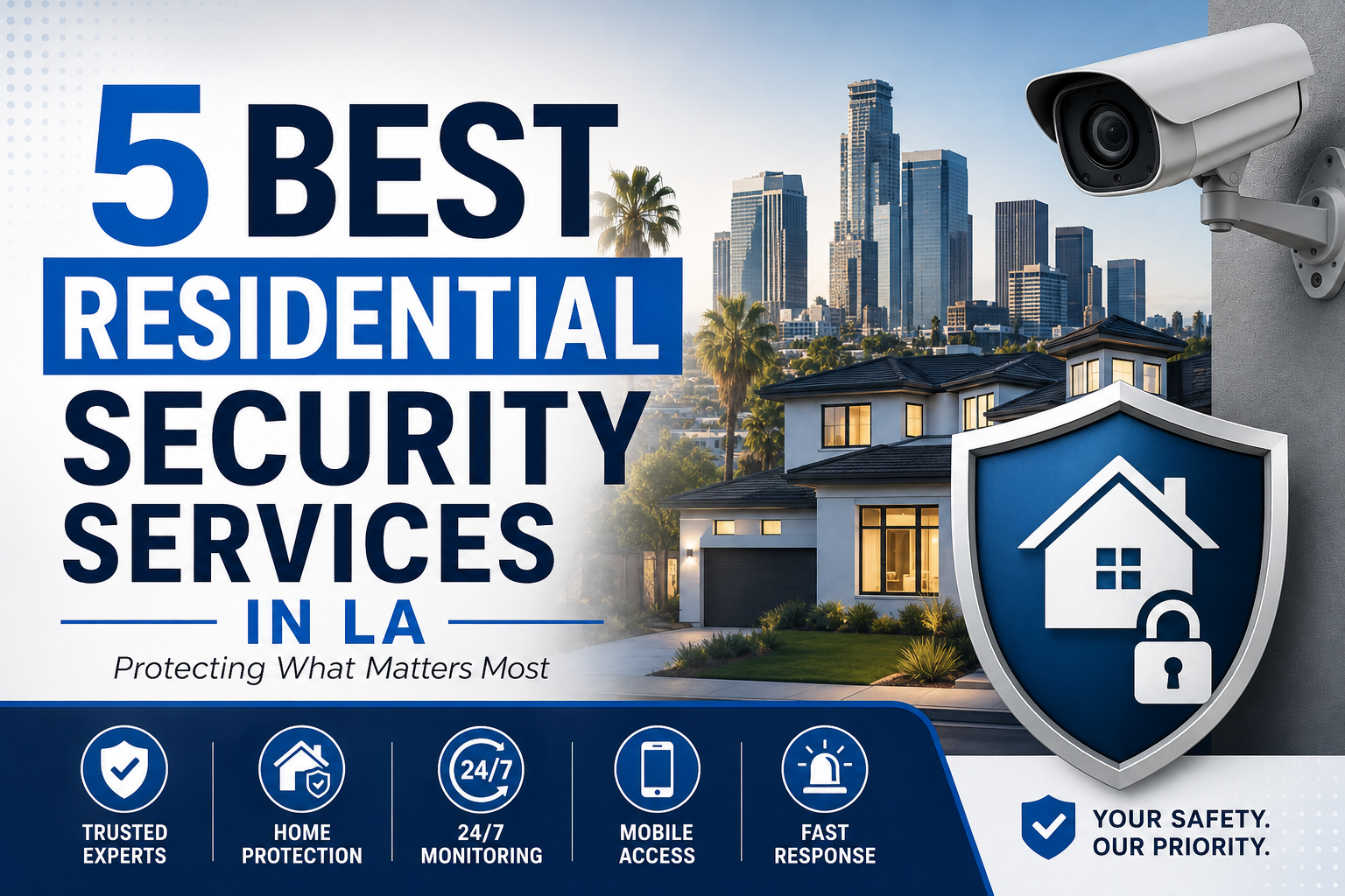 Photography illustrating “5 Best Residential Security Services in LA”